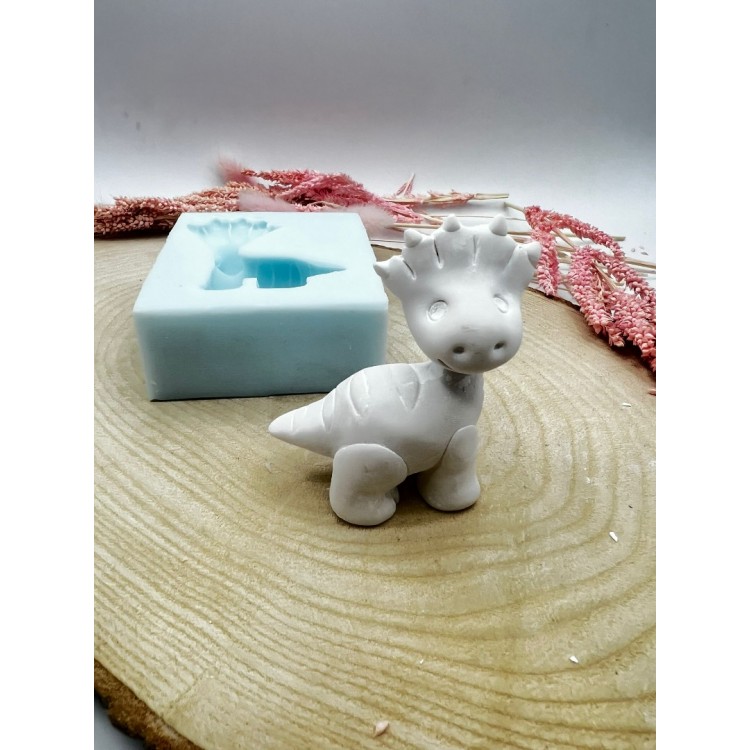 Sevimli Dino 3 Stegosaurus Silikon Kalıp