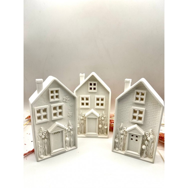 Yan 3 Pencereli Tasarım Wam Ev Silikon Kalıp