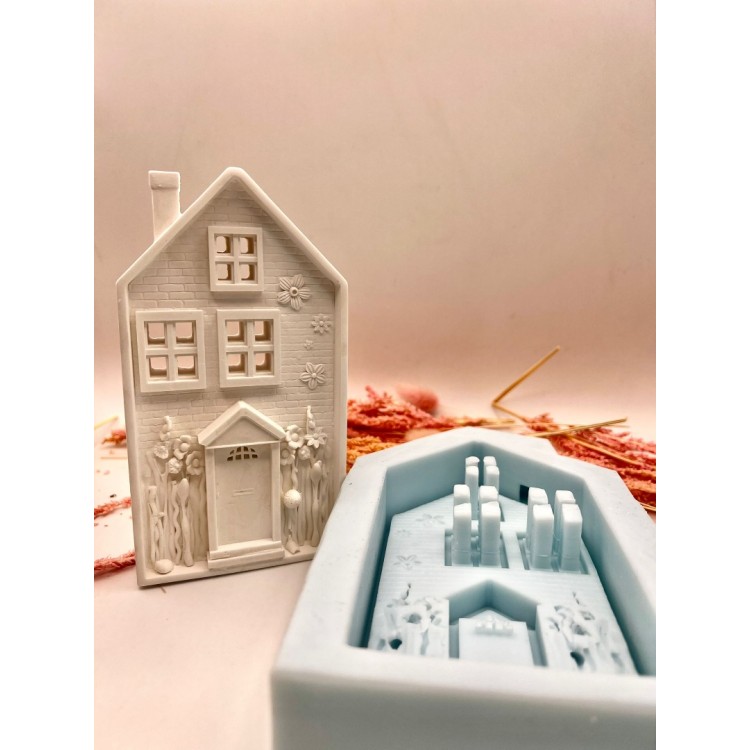 Yan 3 Pencereli Tasarım Wam Ev Silikon Kalıp