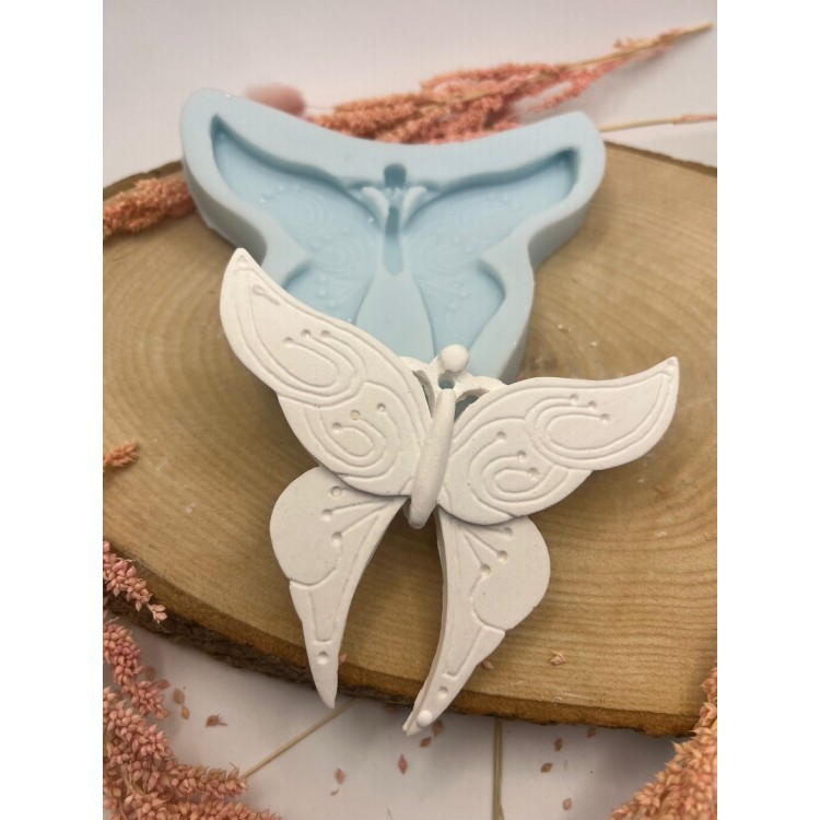 İnce Kanatlı Küçük Kelebek Silikon Kalıp