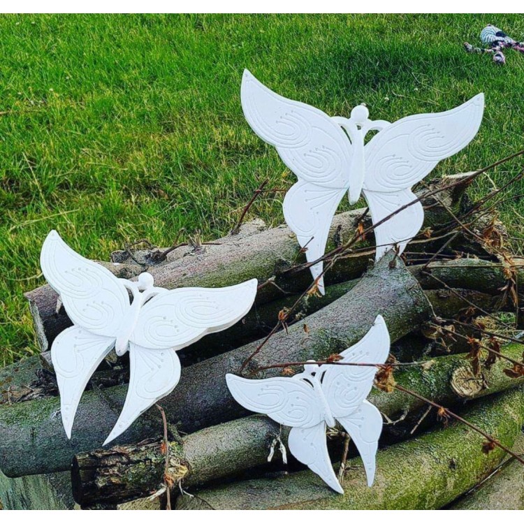 İnce Kanatlı Büyük Kelebek Silikon Kalıp