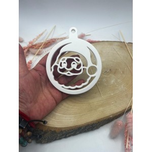 Santa Hanging Ornament Silicone Mold