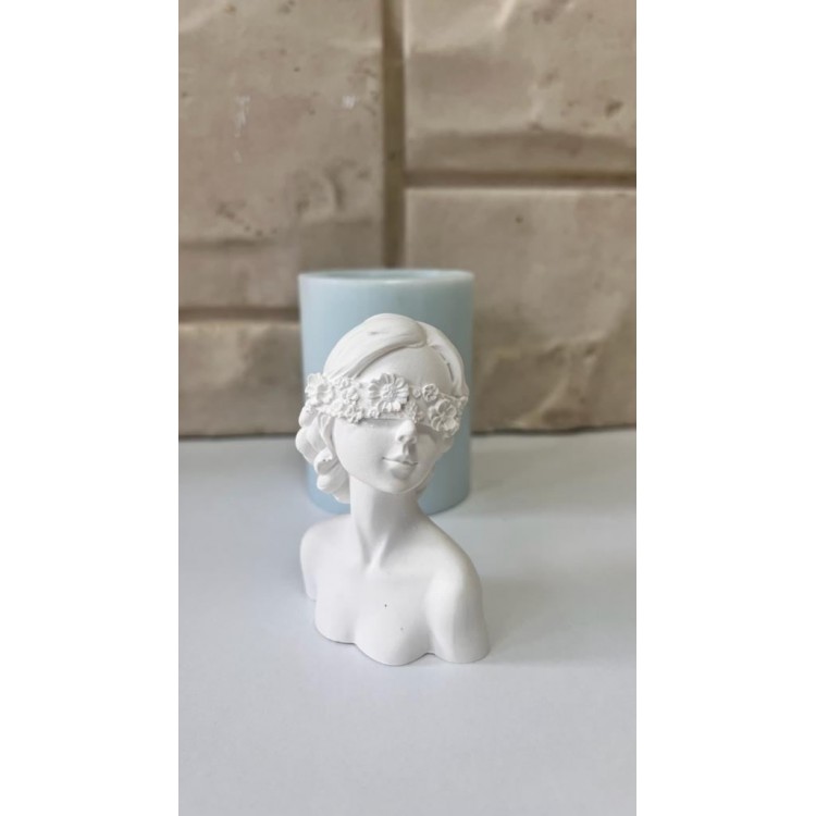 Gözü Kapalı Kız Figür Silikon Kalıp