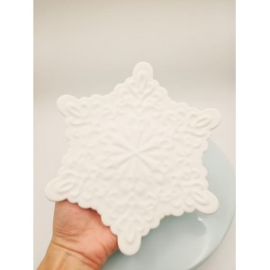 Desenli Yıldız Tabak Silikon Kalıp