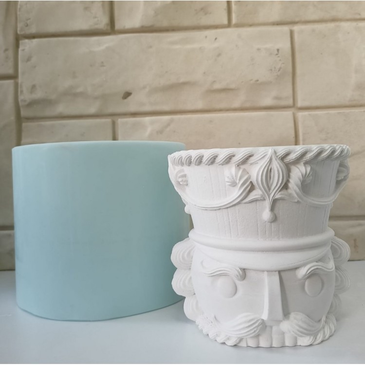 Tin Soldier Flower Pot Silicone Mold