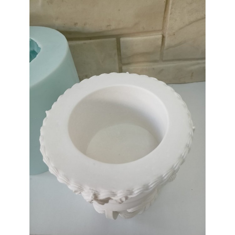 Tin Soldier Flower Pot Silicone Mold