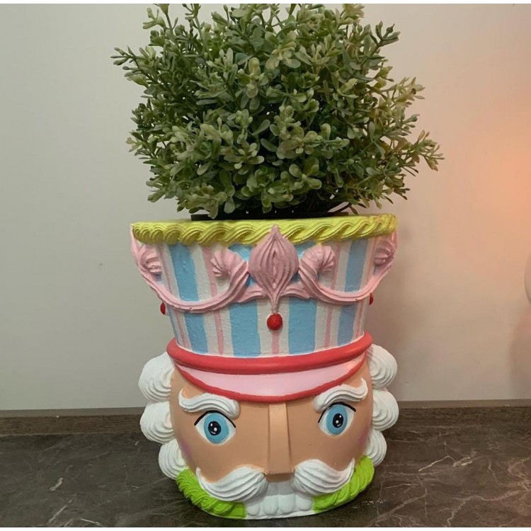 Tin Soldier Flower Pot Silicone Mold