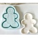 Cookie Man Plate Silicone Mold