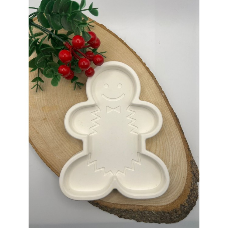 Cookie Man Plate Silicone Mold