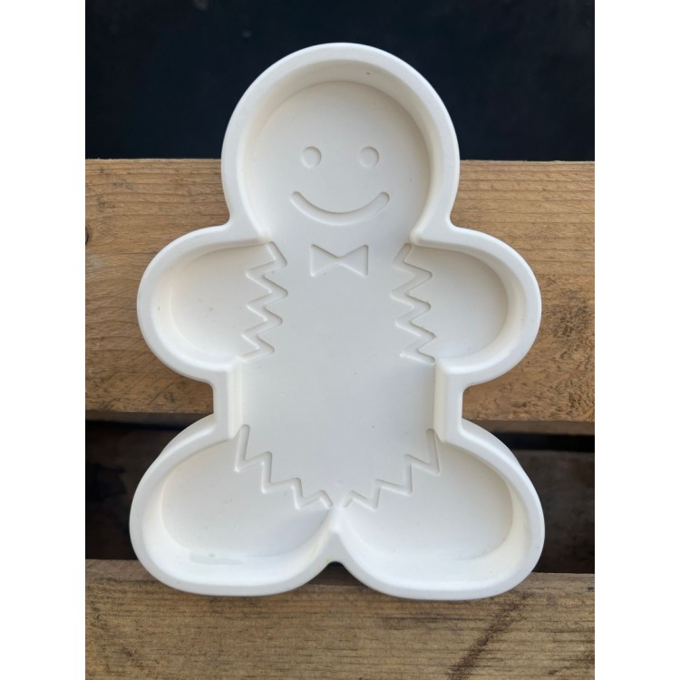 Cookie Man Plate Silicone Mold