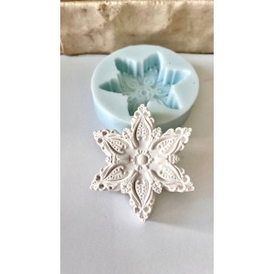 Kar Tanesi Silikon Kalıp