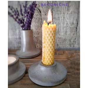 Düz Kısa Mumluk Silikon Kalıp