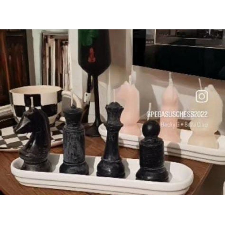 Piyon Satranç Taşı Silikon Kalıp