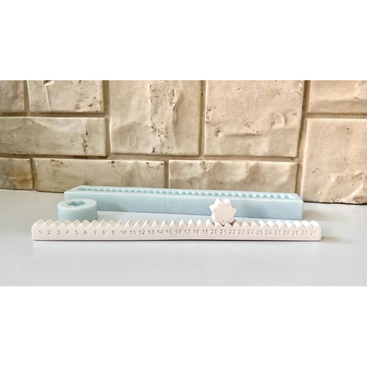 Dekoratif Masa Takvimi Silikon Kalıp
