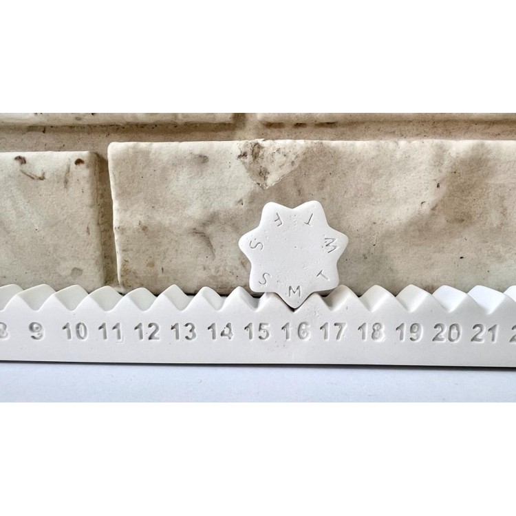 Dekoratif Masa Takvimi Silikon Kalıp