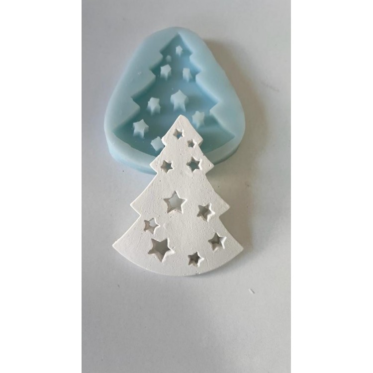 Starry Pine Tree Silicone Mold