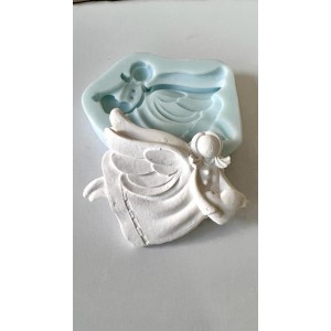 Kalp Tutan Melek Silikon Kalıp