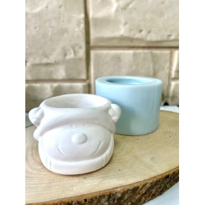 Geyik Yeni Yıl Saksı Silikon Kalıp