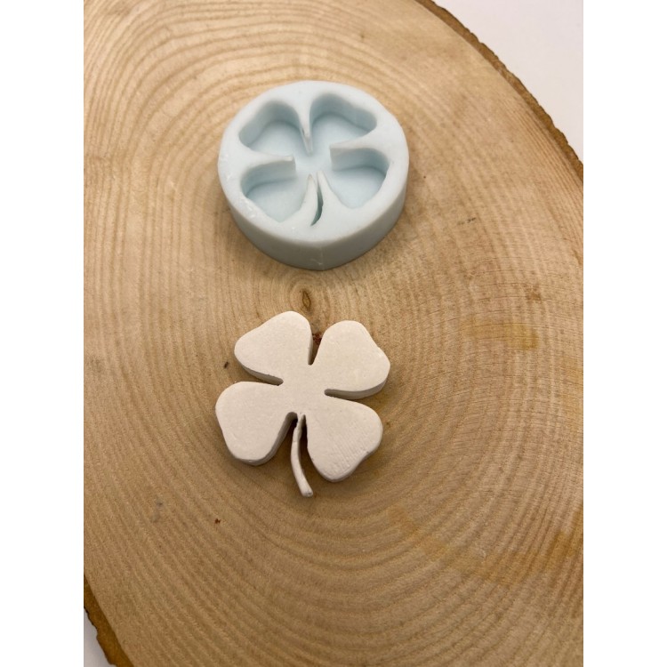 Dört Yapraklı Küçük  Yonca Silikon Kalıp