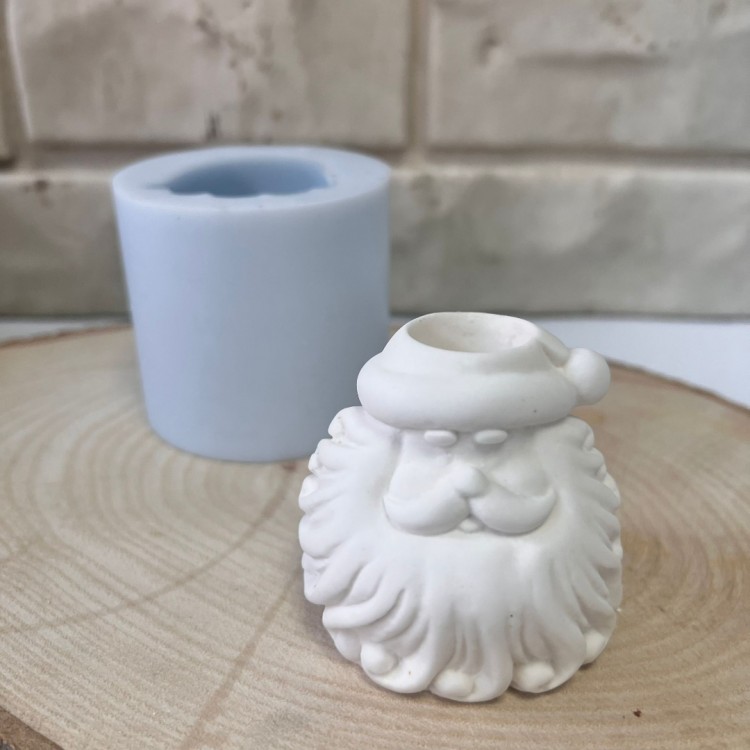 Sevimli Santa Mumluk Silikon Kalıp