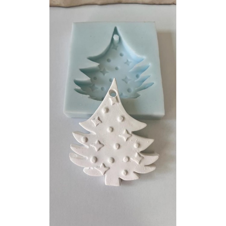 Çam Yılbaşı Süsü Silikon Kalıp