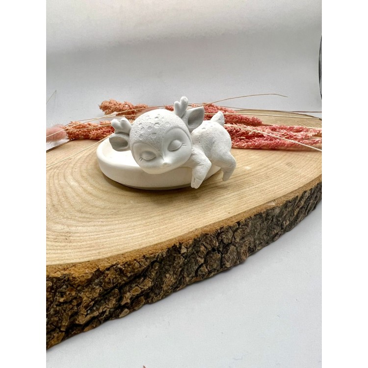 Sleeping Deer Silicone Mold Sleeping Deer Silicone Mold
