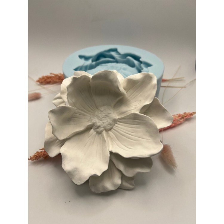 Hibiscus Koku Taşı Çiçeği Silikon Kalıp Hibiscus Koku Taşı Çiçeği Silikon Kalıp