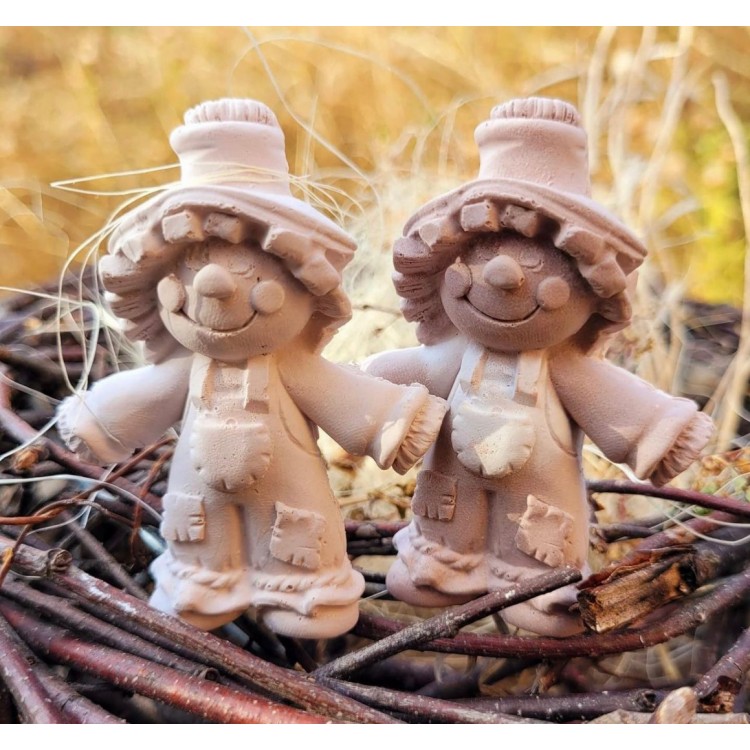 Korkuluk Saksı Süsü Silikon Kalıp