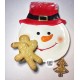  Snowman Plate Silicone Mold