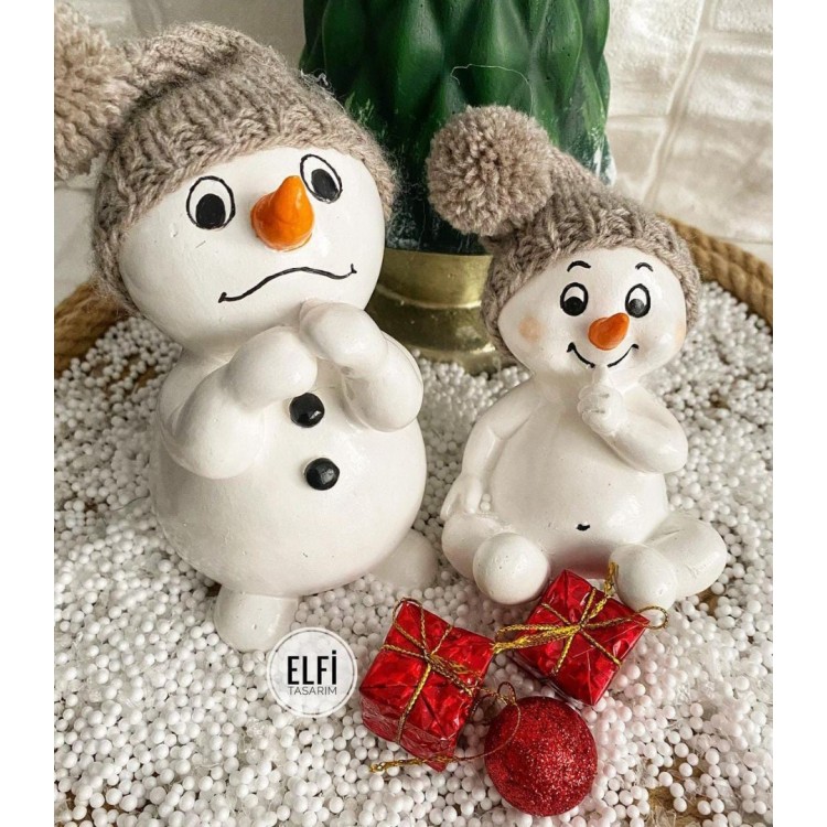 Small Snowman Silicone Mold Small Snowman Silicone Mold