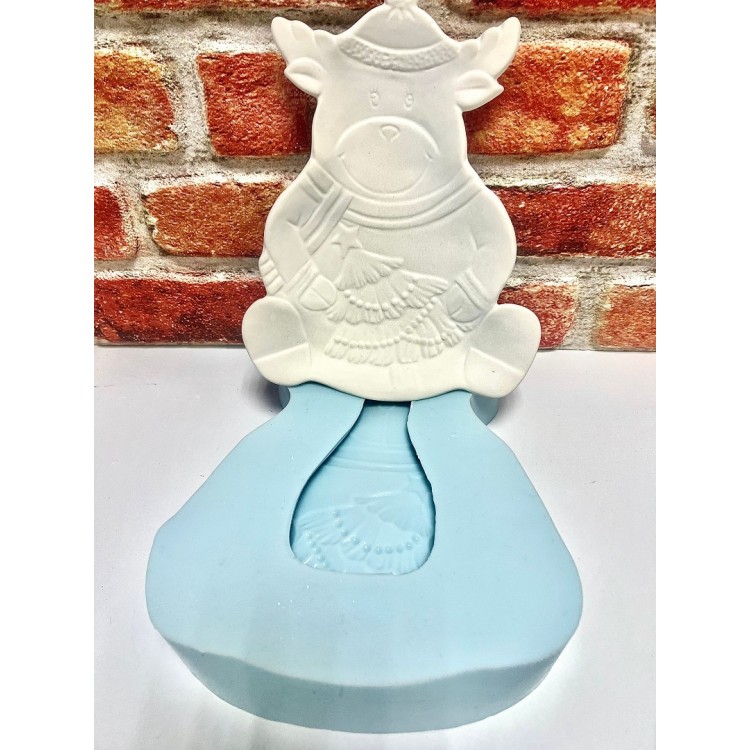 Çamlı Geyik Tabak Silikon Kalıp