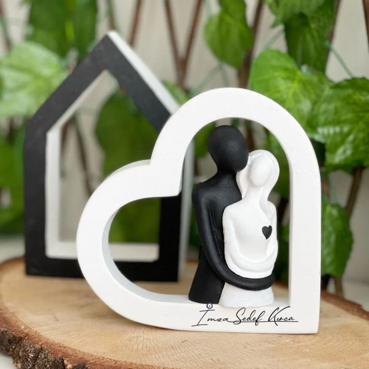 Kalp Vazo Silikon Kalıp