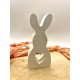 Big Rabbit Silicone Mold with Heart Big Rabbit Silicone Mold with Heart