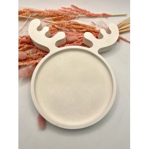 Geyikli Tabak Silikon Kalıp