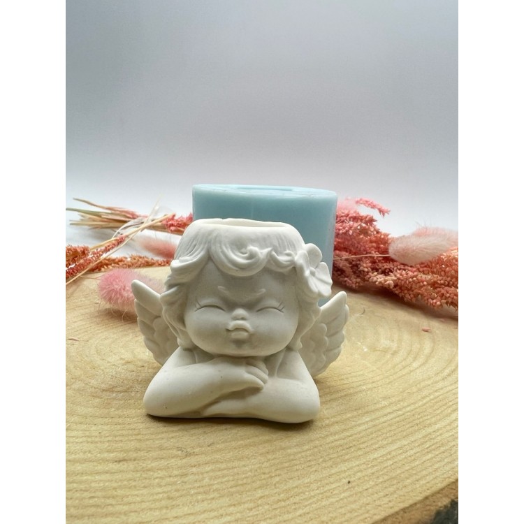 Hands Tied Angel Candlestick Silicone Mold