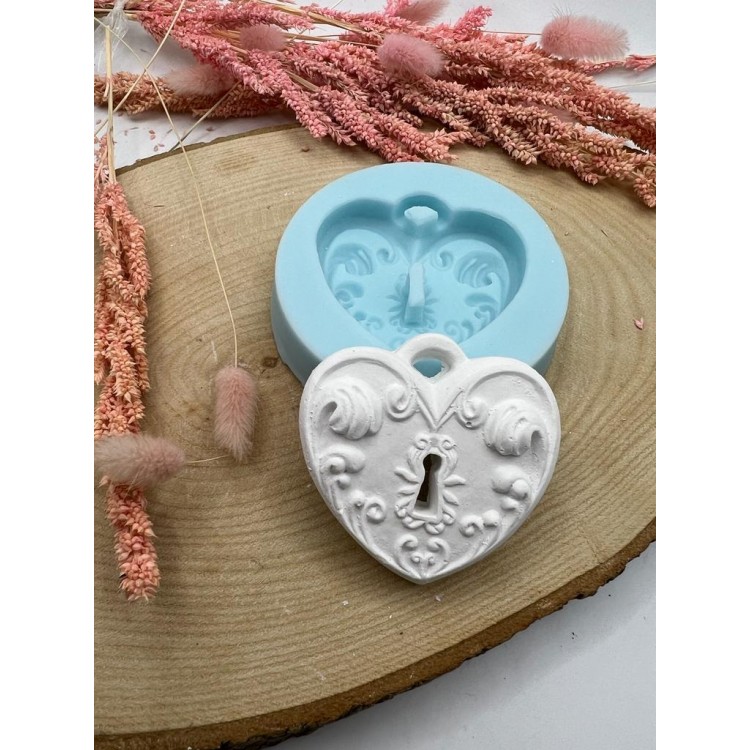 Lock of My Heart Silicone Mold
