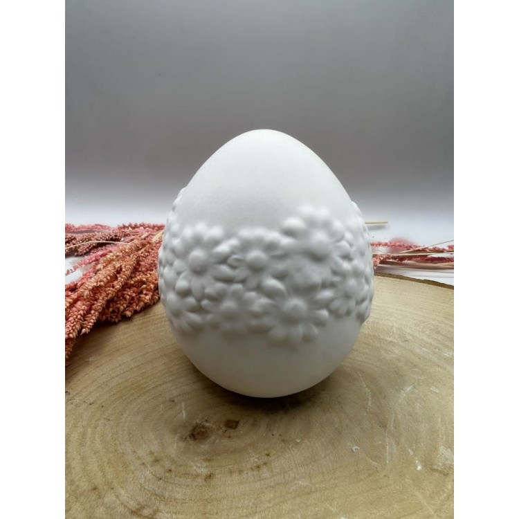 Çiçek Bordürlü Yumurta Silikon Kalıp