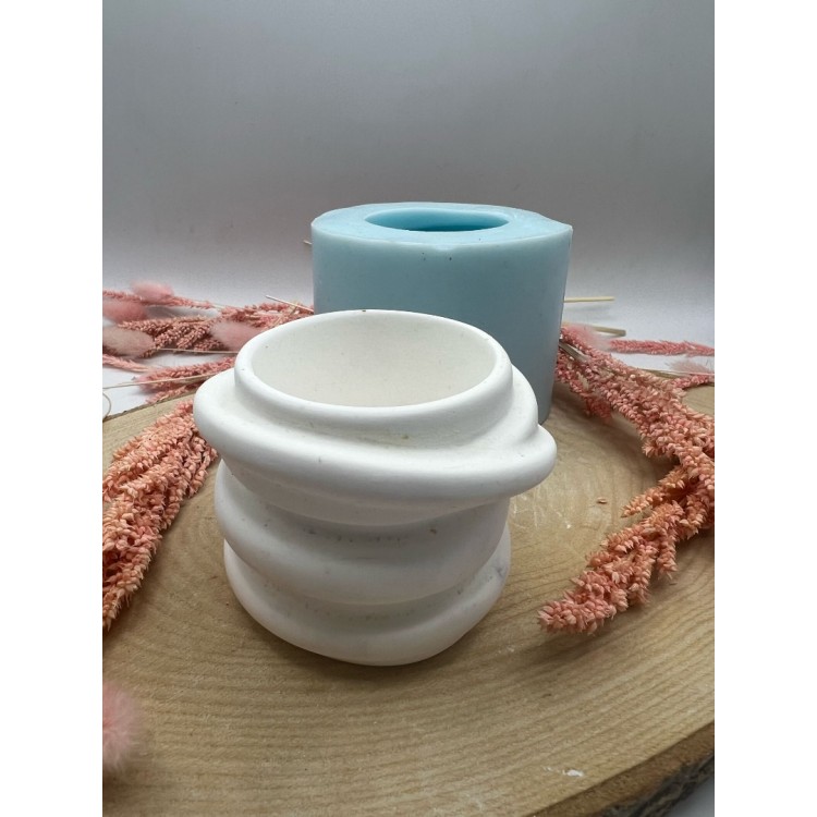 Dönel Saksı Silikon Kalıp