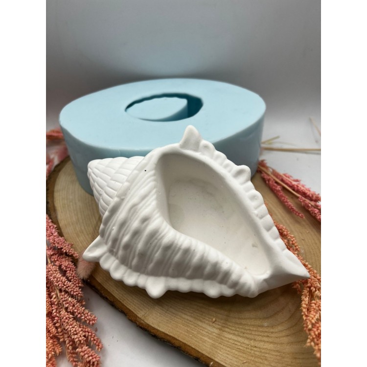 Büyük Deniz Kabuğu Silikon Kalıp