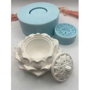 Lotus Buhurdanlık Silikon Kalıp