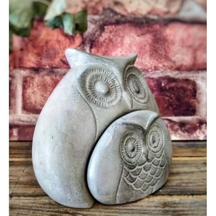 İkili Baykuş Silikon Kalıp