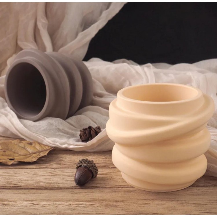 Dönel Saksı Silikon Kalıp