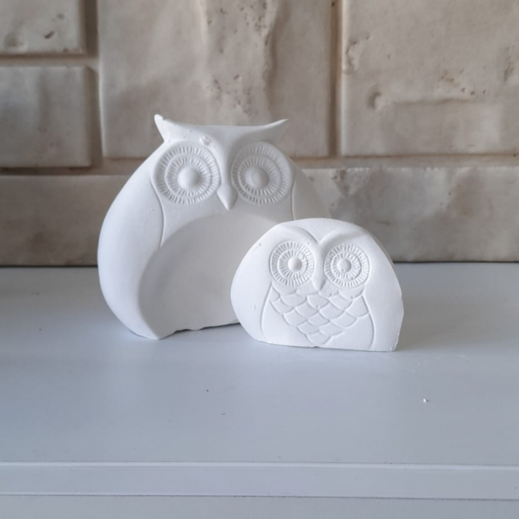 İkili Baykuş Silikon Kalıp