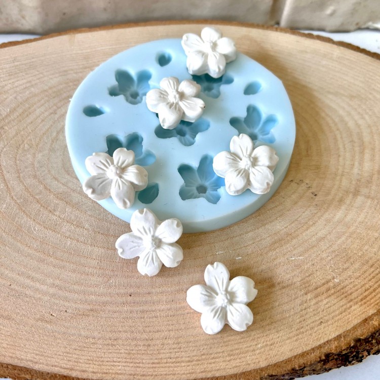 Çoklu Çiçek Silikon Kalıp