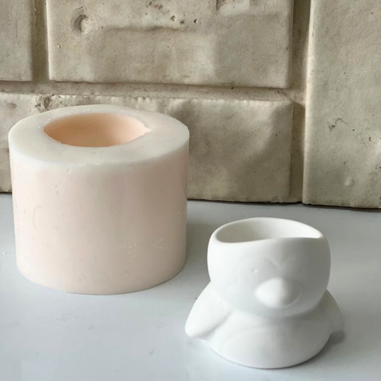 Penguen Yumurtalık/Mumluk Silikon Kalıp