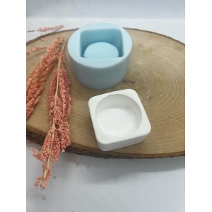 Kare Tealight Mumluk Silikon Kalıp