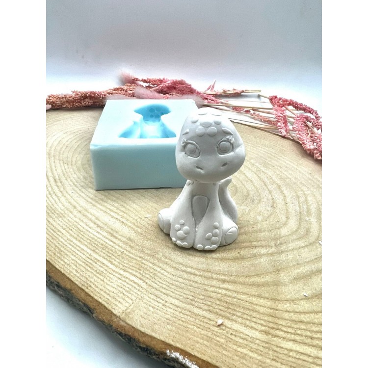 Cute Dino 5 Diplodocus Silicone Mold Cute Dino 5 Diplodocus Silicone Mold