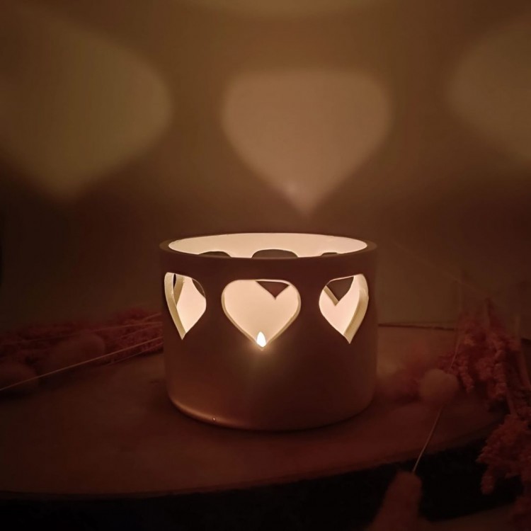 Drop Motif Candlestick Silicone Mold