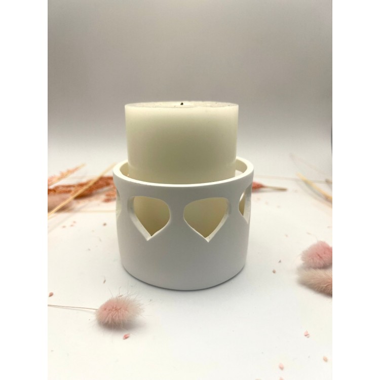 Drop Motif Candlestick Silicone Mold